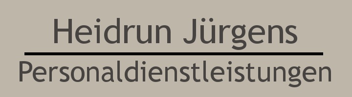 Unternehmens-Logo von Heidrun Jürgens – Personaldienstleistungen GmbH